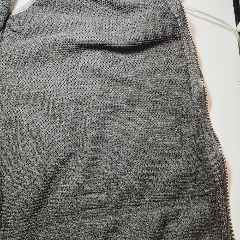 Jockey Black Sherpa Fleece Zip-Up Vest — Men’s Medium - Picture 7 of 7